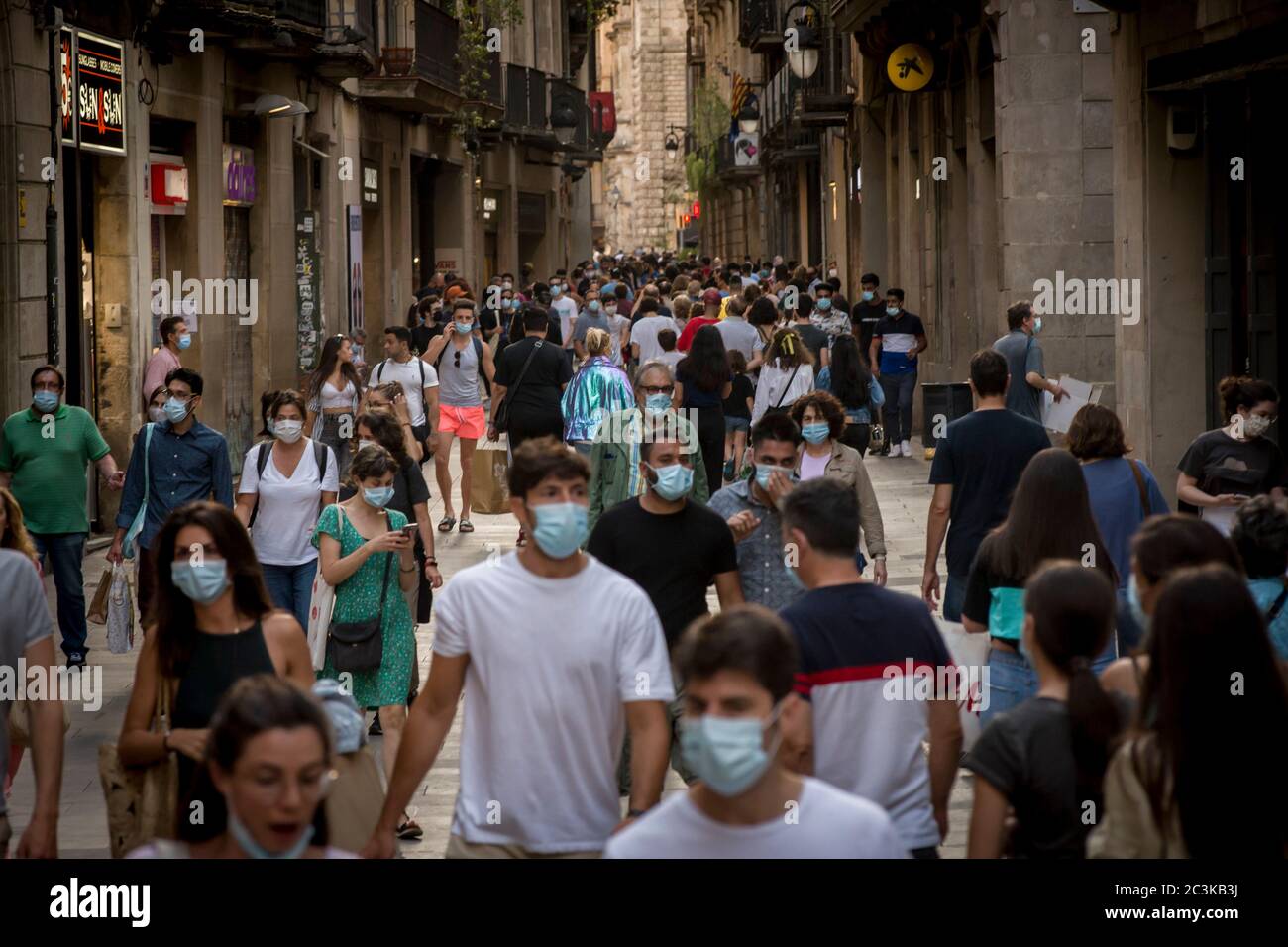 Portaferrissa street barcelona catalonia spain hi-res stock photography and  images - Alamy