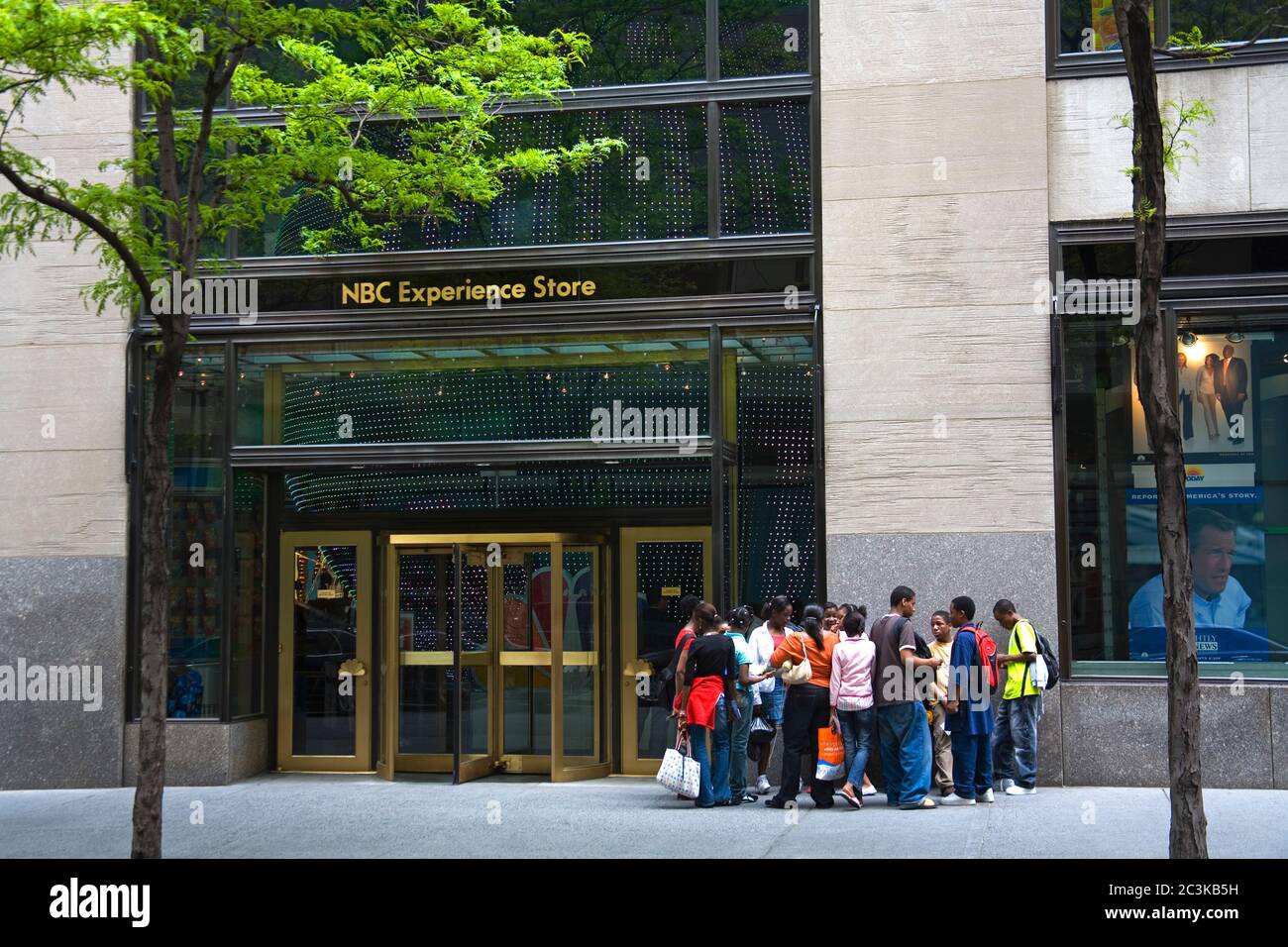 NBC Experience Store, Rockefeller Center, Midtown Manhattan, New York City, New York, USA Stock