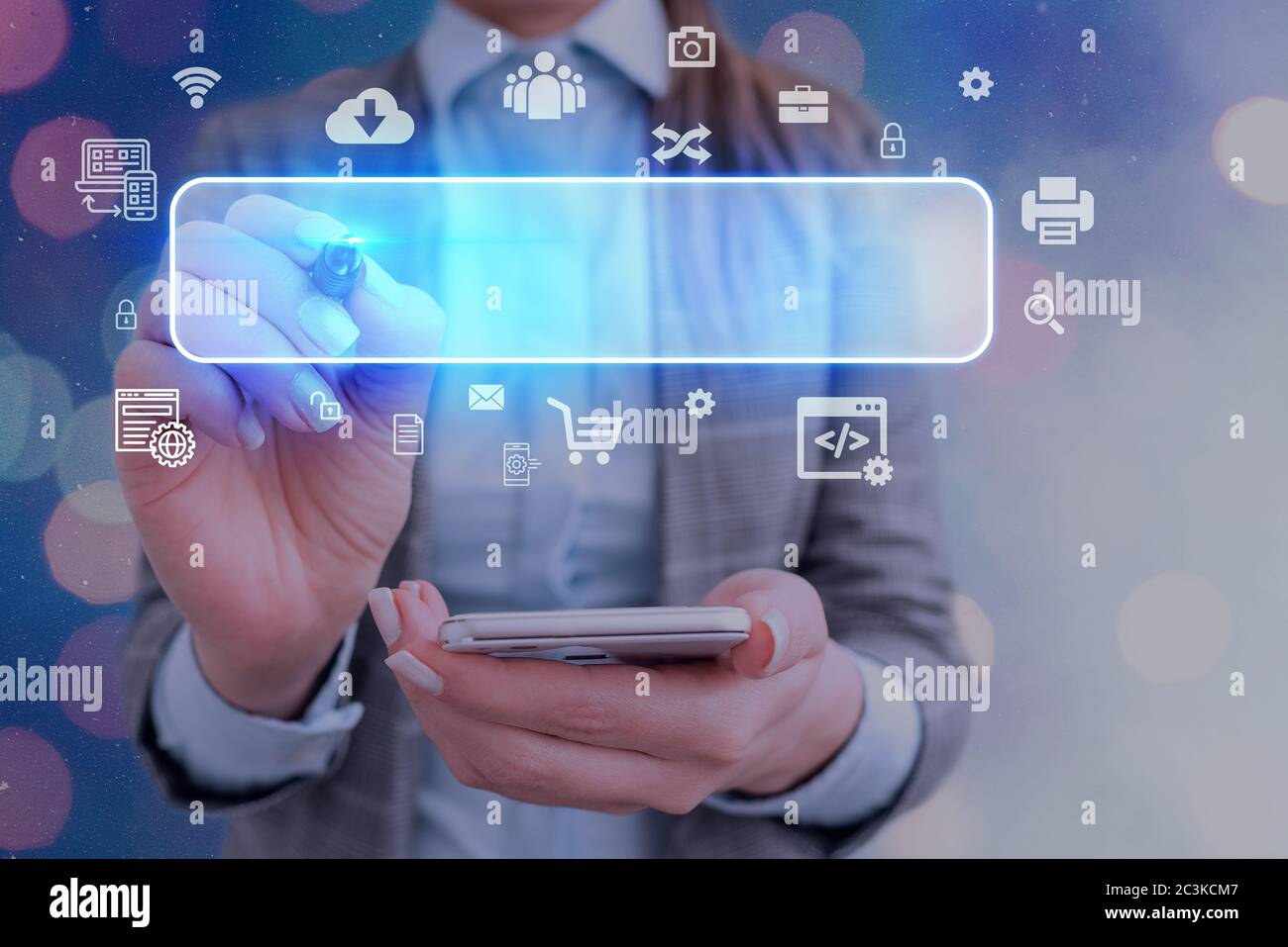 Information Digital Technology Network Connection Infographic Elements ...