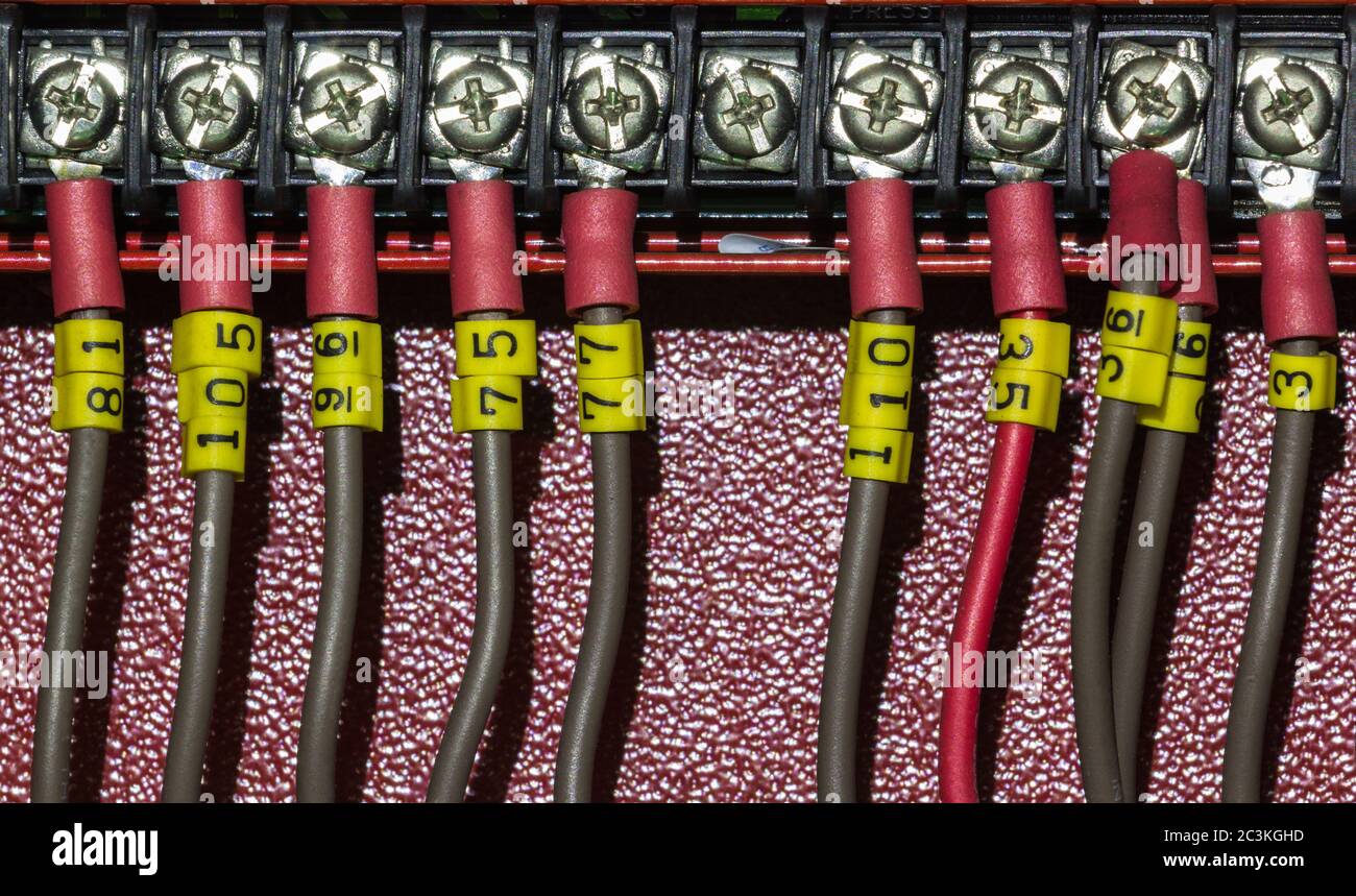 electric wire control Stock Photo Alamy