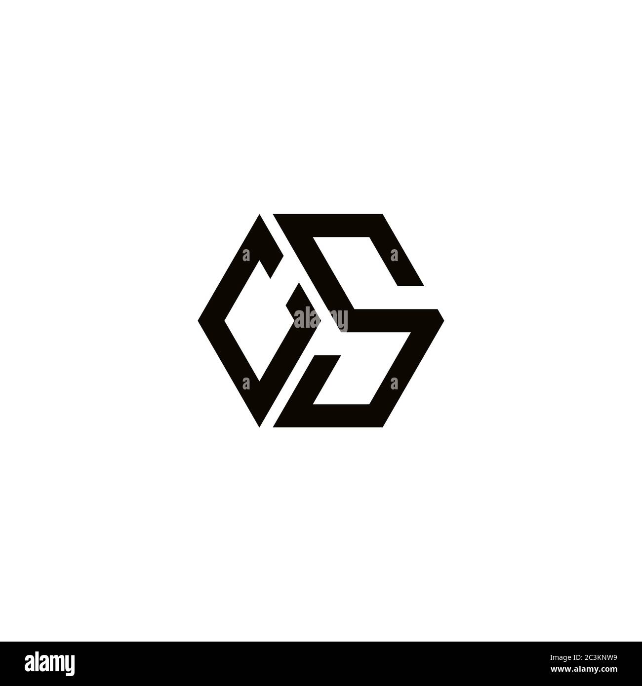 Cs Alphabet Abstract Initial Letter Logo Design Vector Template Stock Vector Image Art Alamy