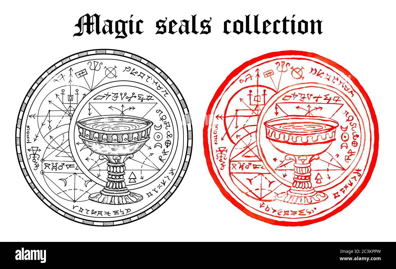 https://c8.alamy.com/comp/2C3KPPW/design-set-of-magic-seals-with-ritual-cup-and-mystic-symbols-isolated-on-white-halloween-line-art-illustration-esoteric-occult-and-gothic-backgroun-2C3KPPW.jpg