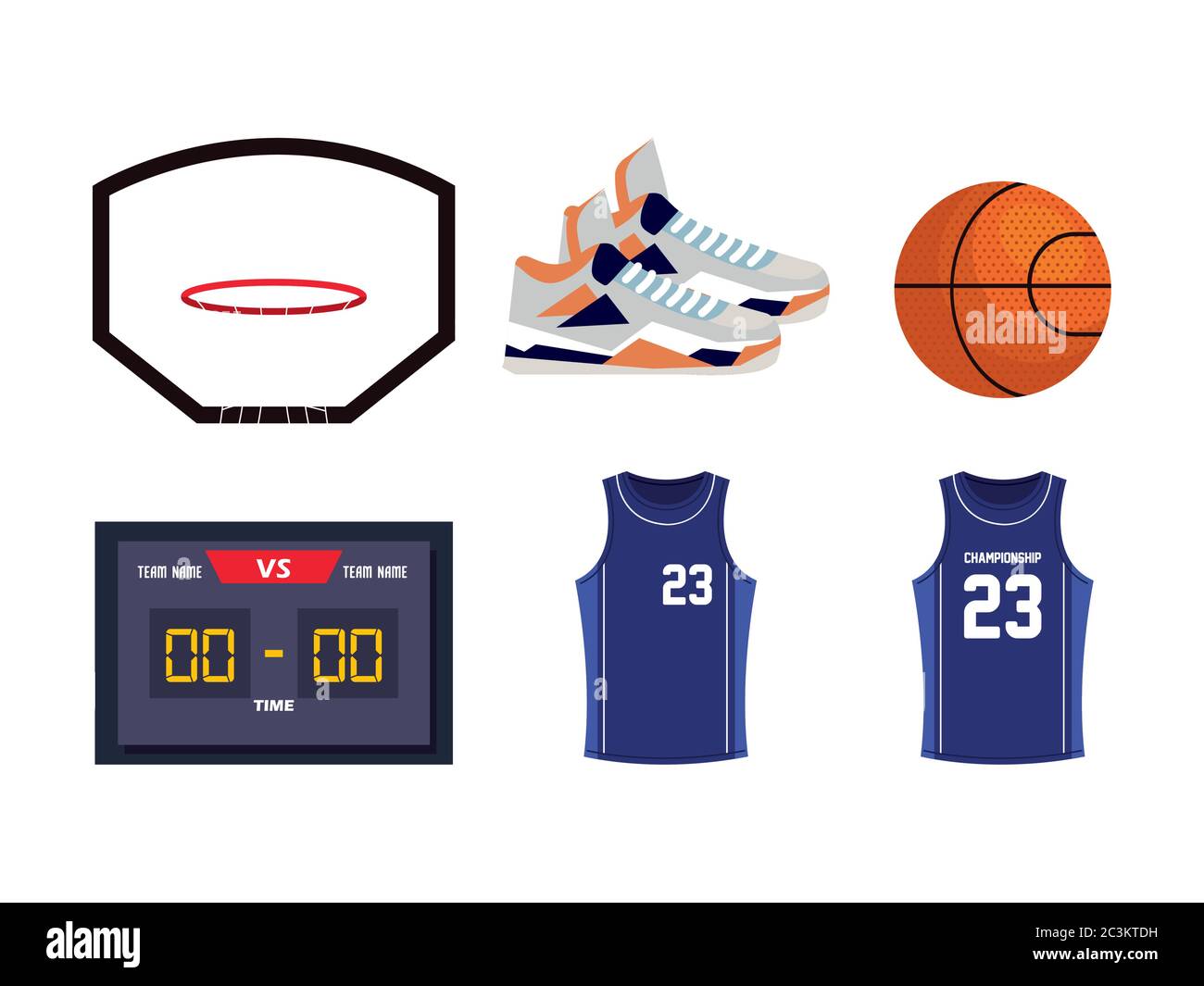 set of basketball icons, contains such icons as hoops basket, shoes