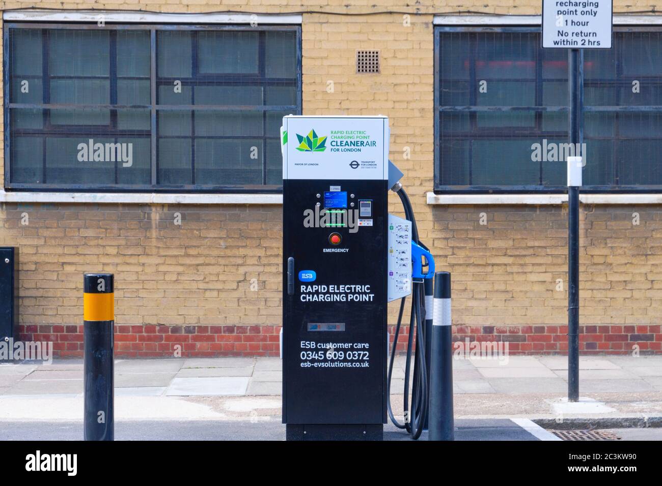 Charger in Islington London Stock Photo Alamy