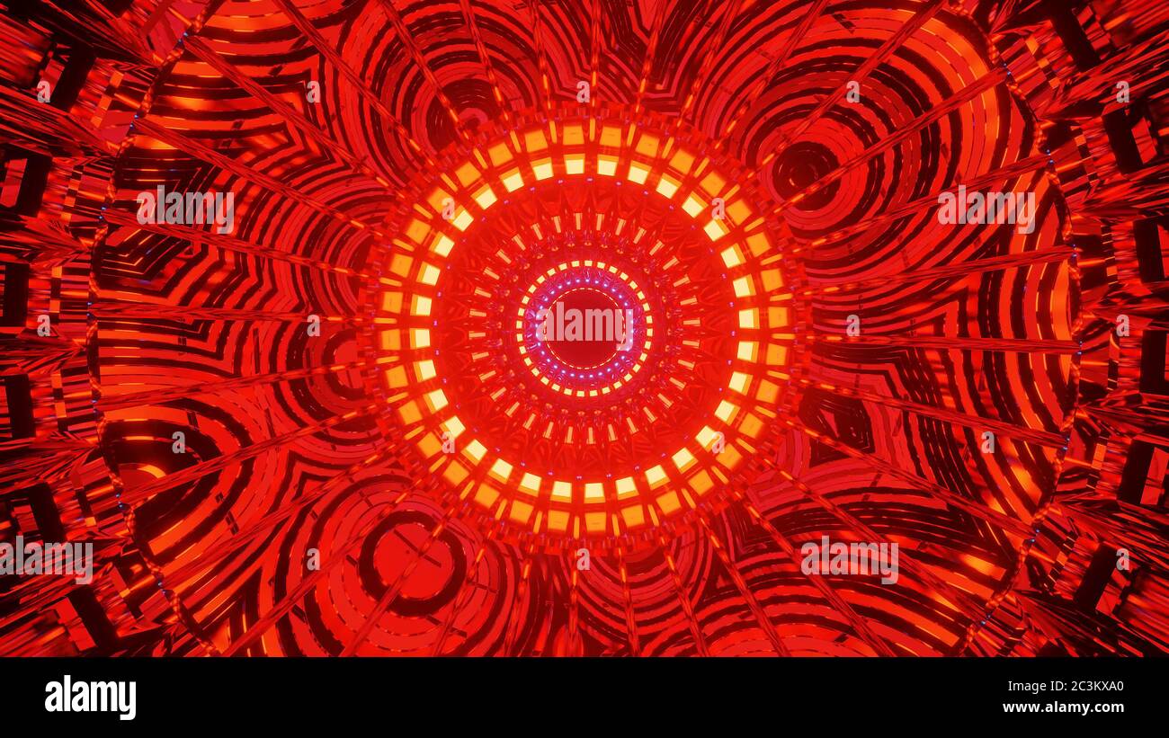 Graphic illustration of red and yellow lights - perfect for a digital ...