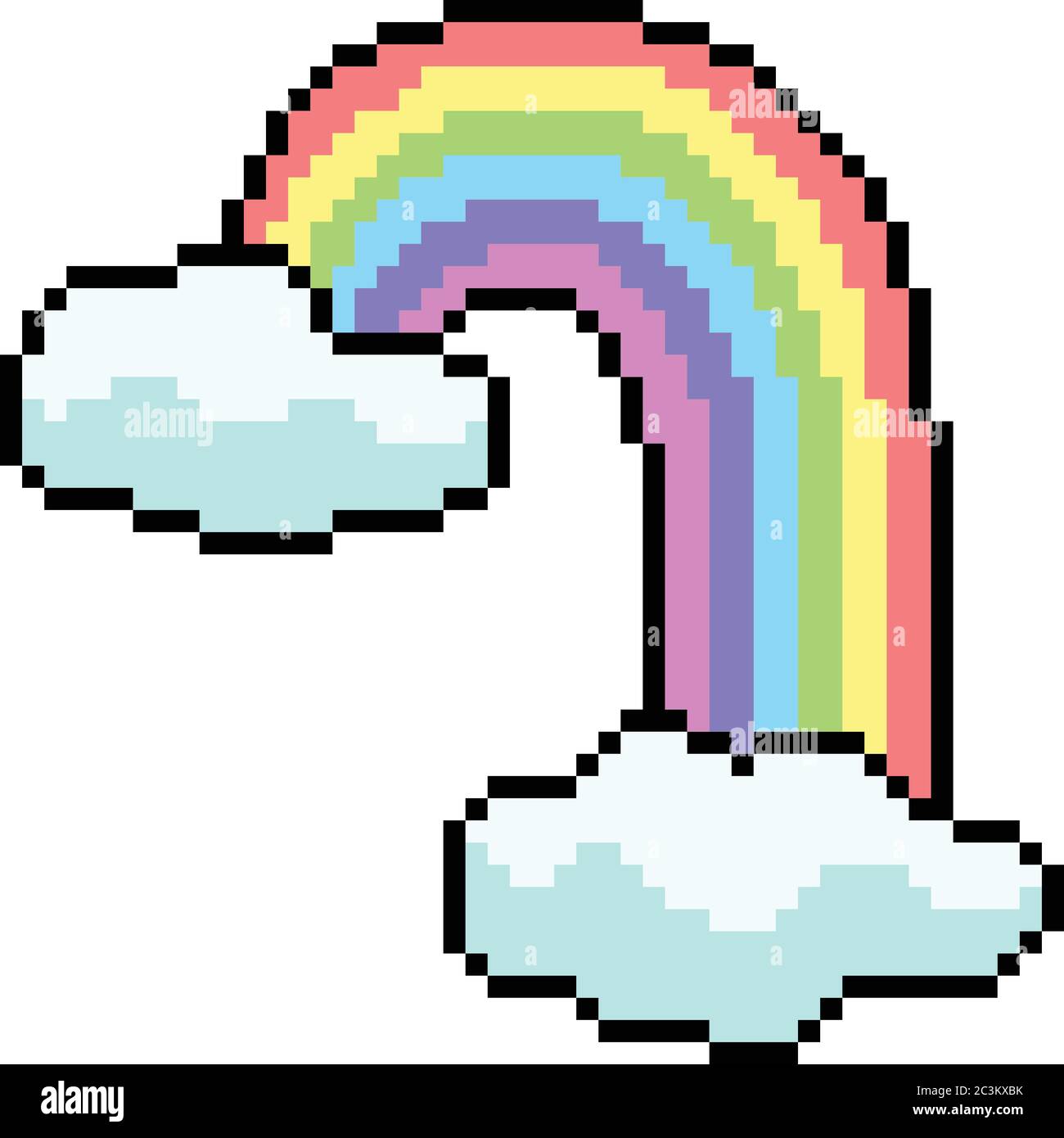 Rainbow among us ghost contest pixel art