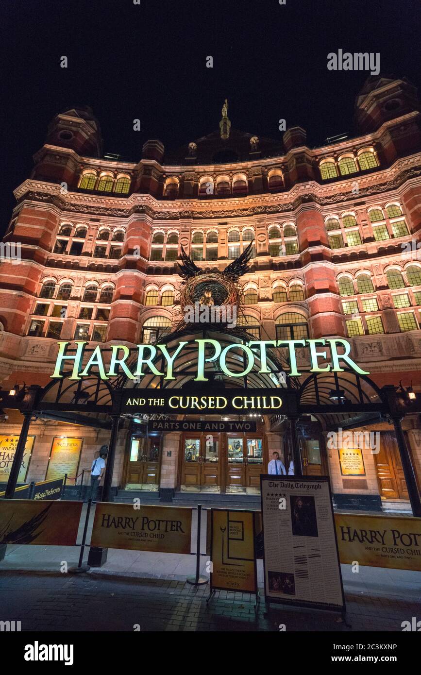 Harry Potter Musical The Cursed Child In London Cambridge Circus London England September 14 16 Stock Photo Alamy