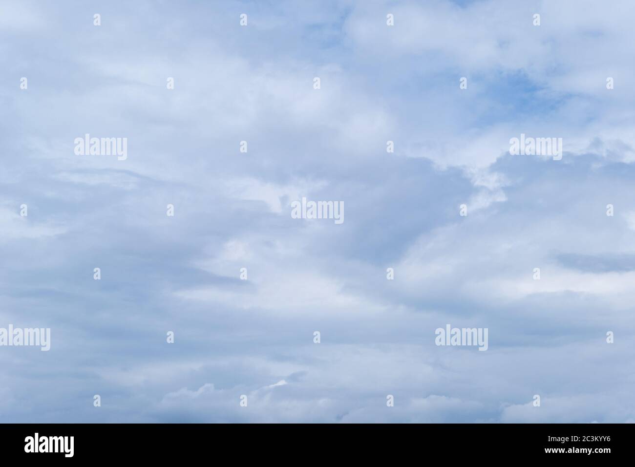 Cloudy sky, clouds in the blue sky, Bavaria, Germany, Europe Stock Photo