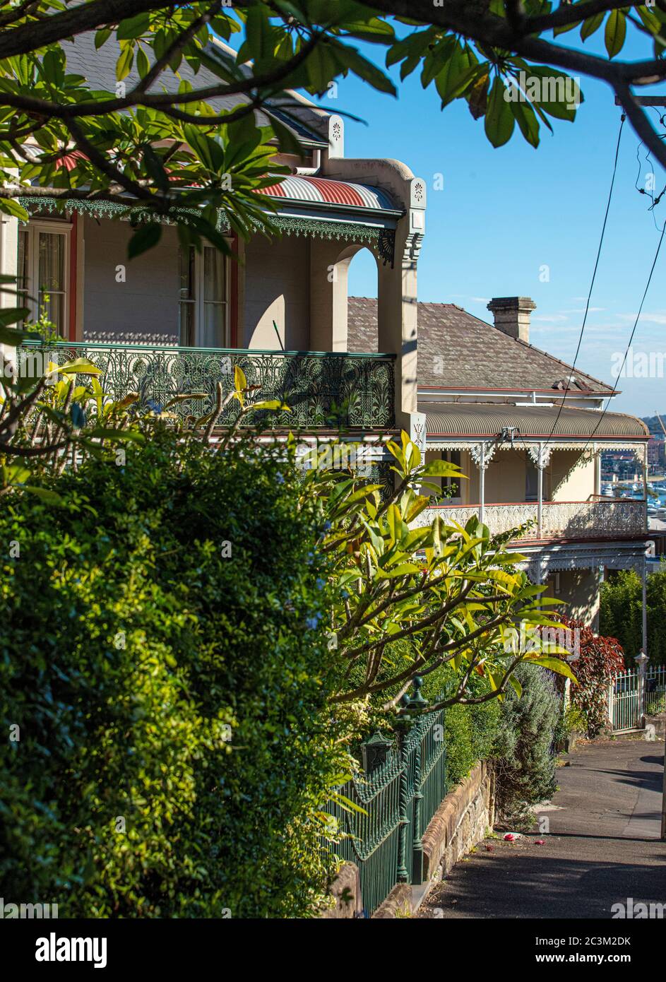 The streets of Balmain, Sydney Stock Photo Alamy