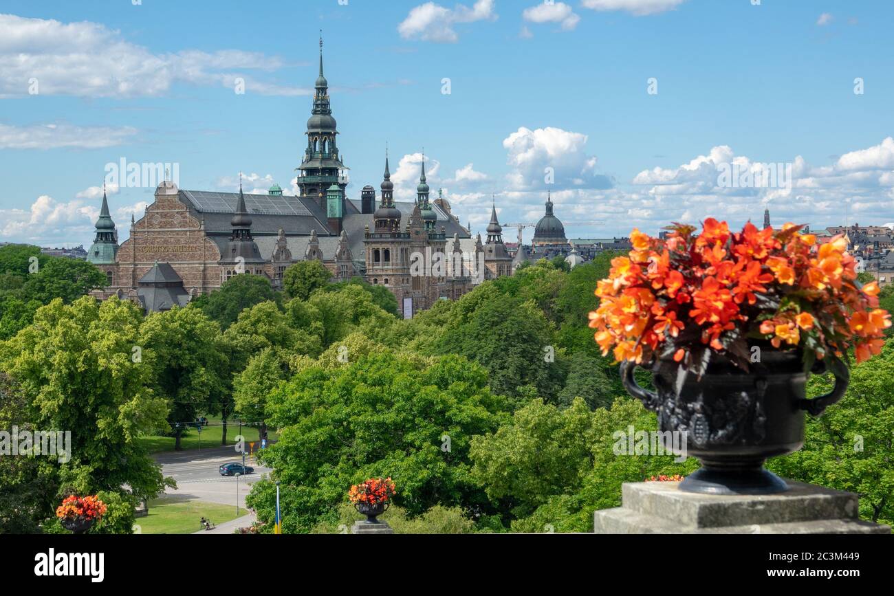 Stockholm capital of Sweden Stock Photo