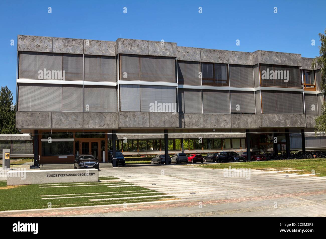 Karlsruhe, Germany - July 4, 2019: Building of Federal Constitutional Court  in Germany called 'Bundesverfassungsgericht' Stock Photo - Alamy