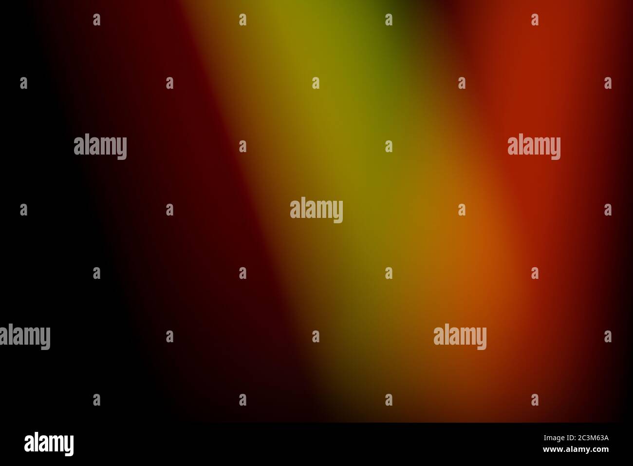 Cool background with blurry red and yellow lights isolated on a black ...