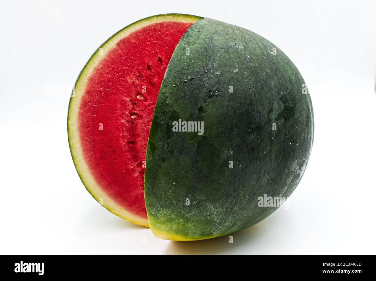 Fresh watermelon isolated on white background Stock Photo - Alamy