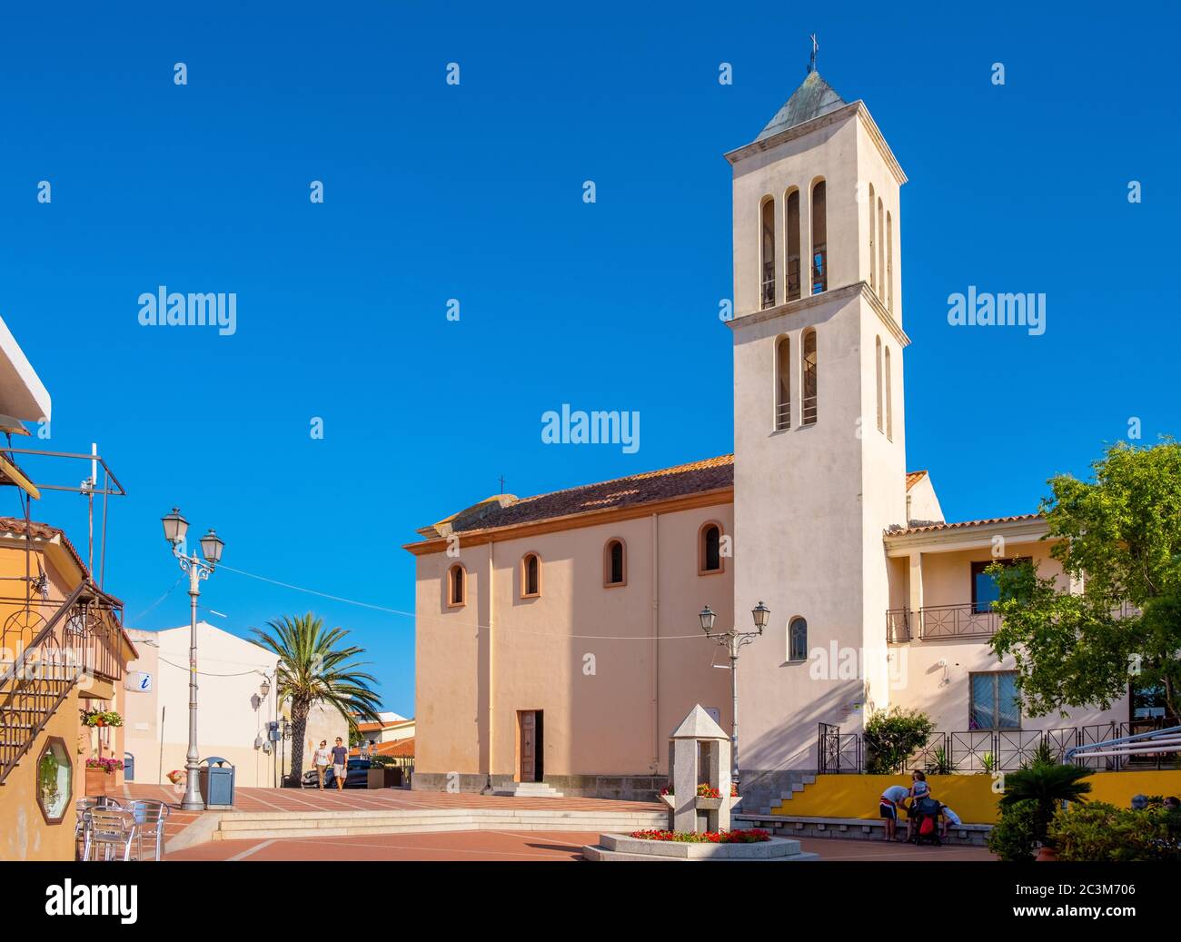 San Teodoro, Sardinia / Italy 2019/07/15 San Teodoro church Chiesa