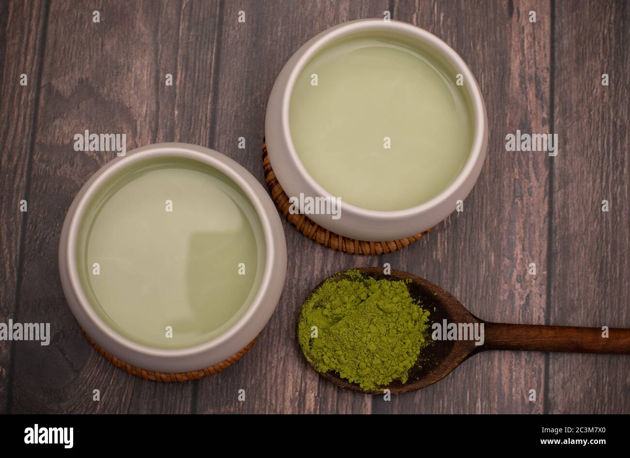 Pretty Japanese matcha tea cups Stock Photo Alamy