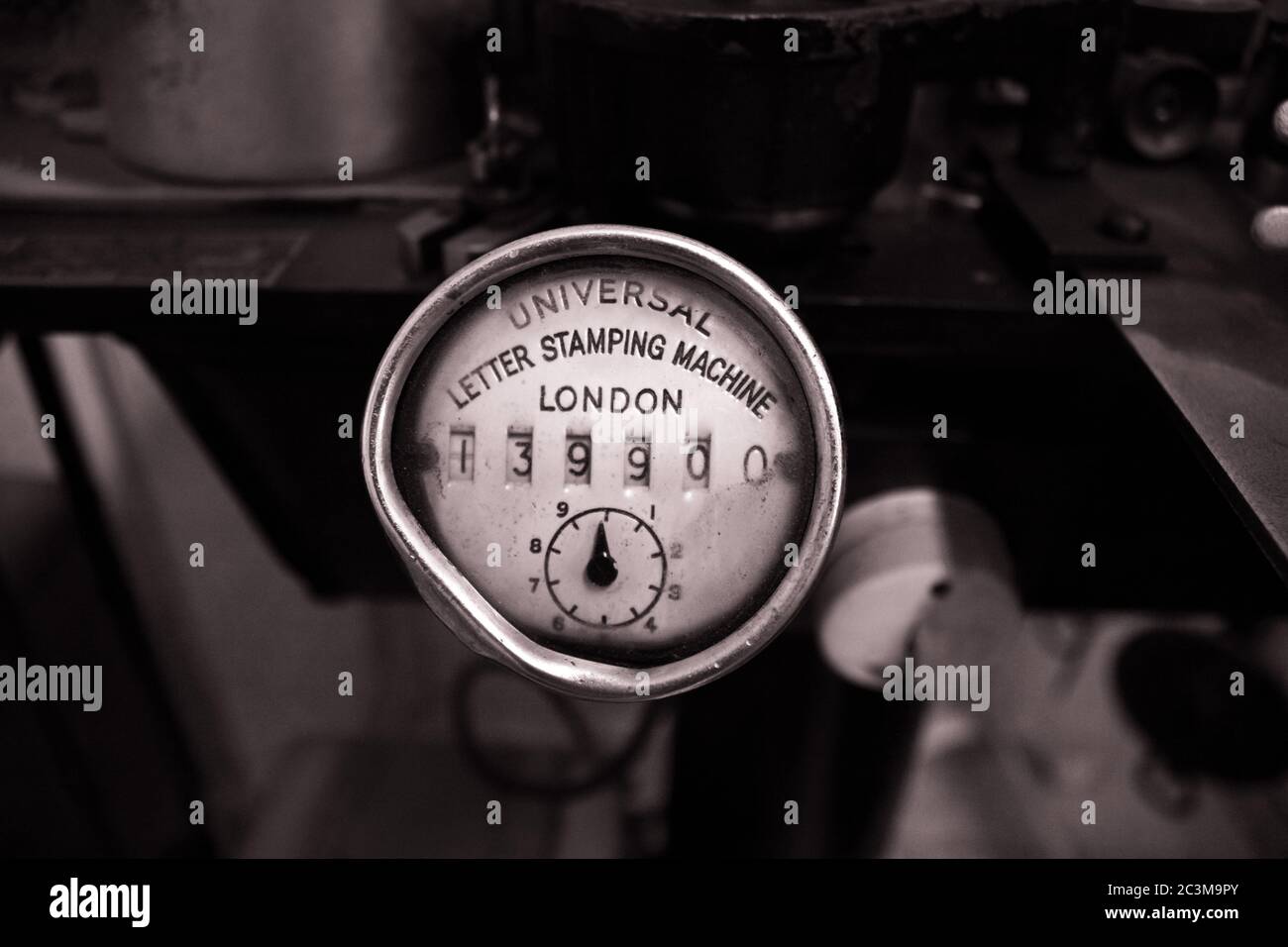 Letter stamping machine from Nicosia, Cyprus Stock Photo Alamy