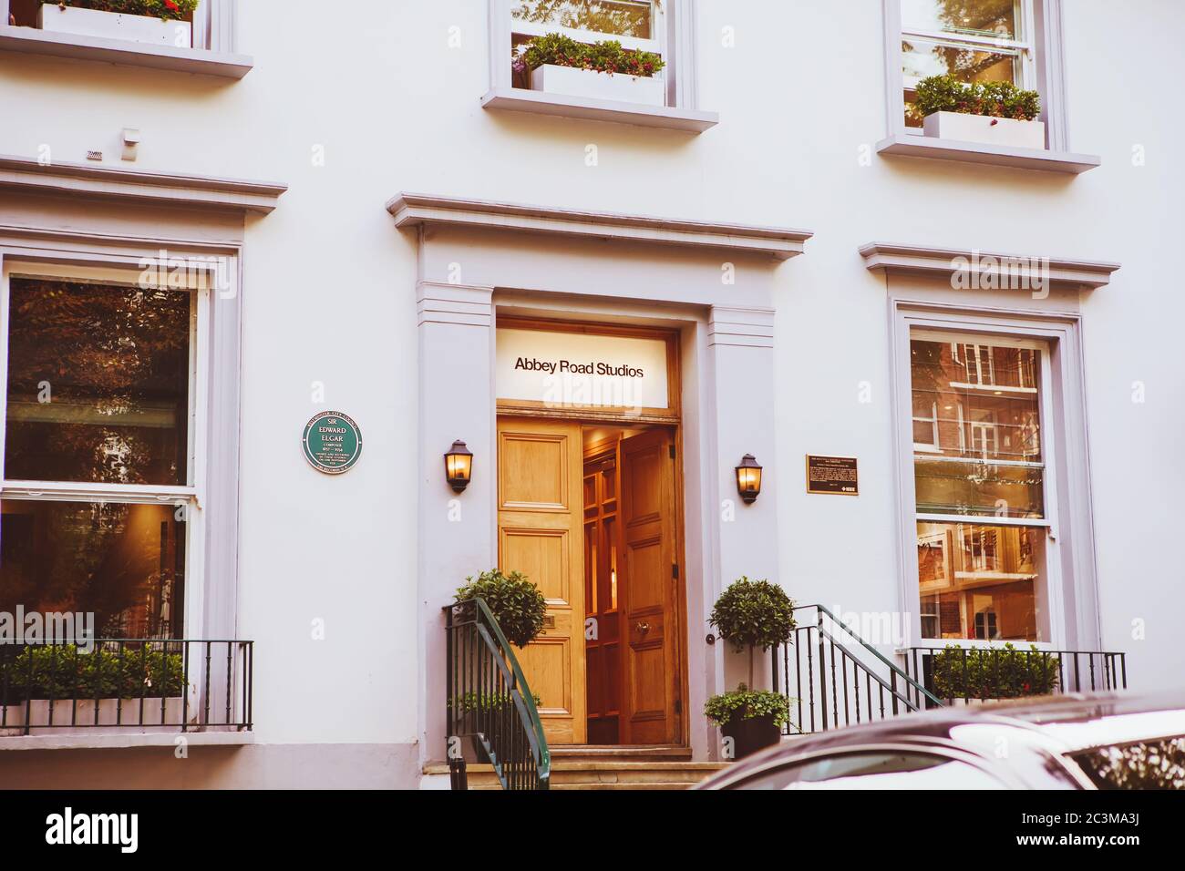 LONDON - AUGUST 24, 2017: Abbey Road recording studios made famous by the 1969 Beatles album Stock Photo