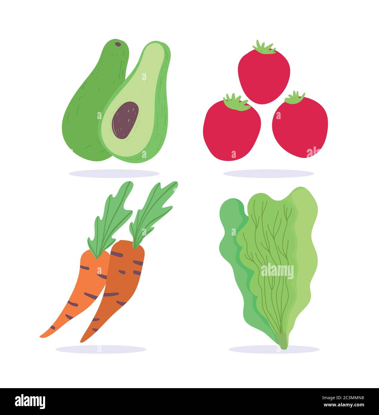 carrots avocado lettuce tomatoes vegetable fresh nutrition diet organic ...