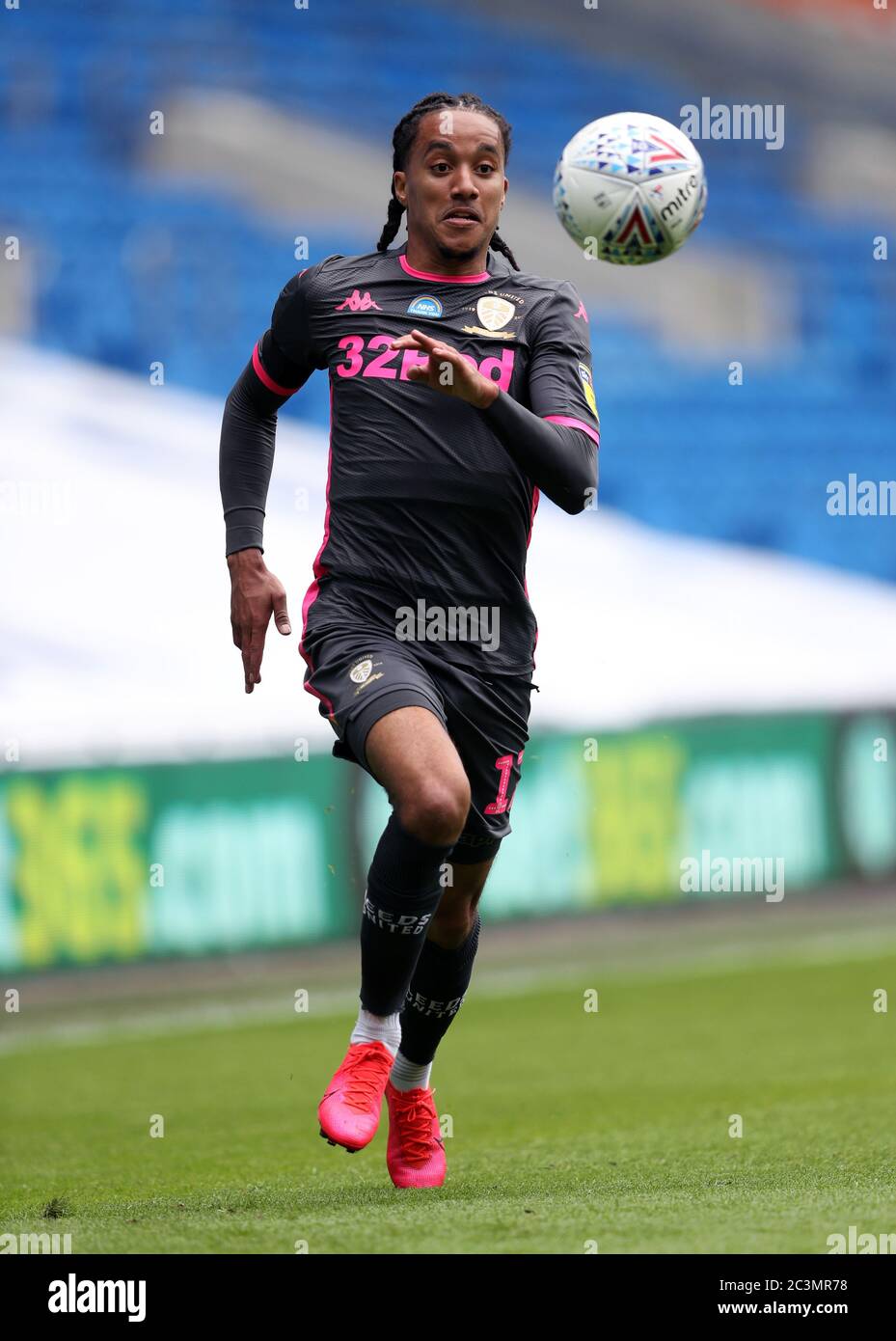 Leeds United's Wander Helder Costa during the Sky Bet Championship match at Cardiff City Stadium. Stock Photo