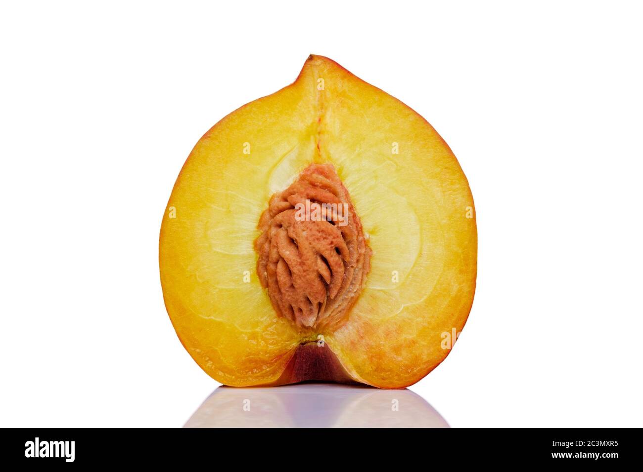 Peach pip hi-res stock photography and images - Alamy