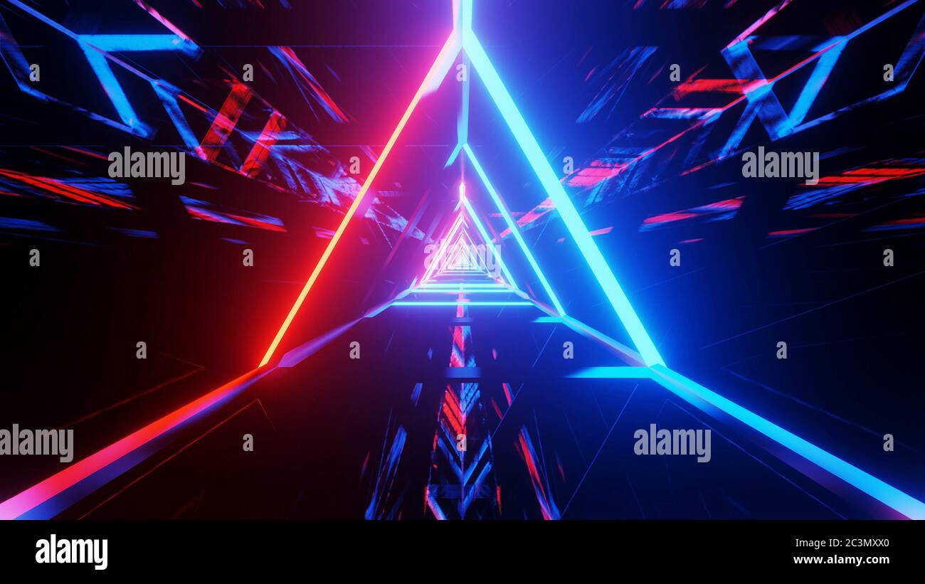 3D rendering of a perfect illustration with geometric shapes and ...