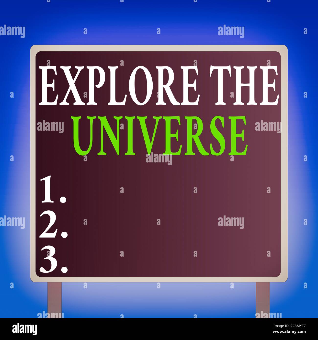 Handwriting text Explore The Universe. Conceptual photo Space and ...