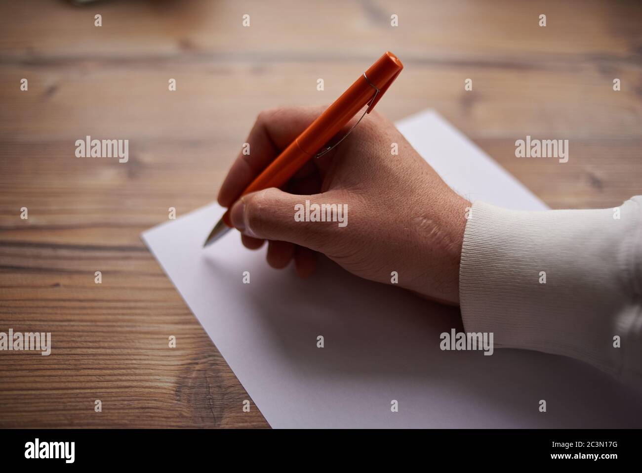 Hand writes on paper hires stock photography and images Alamy