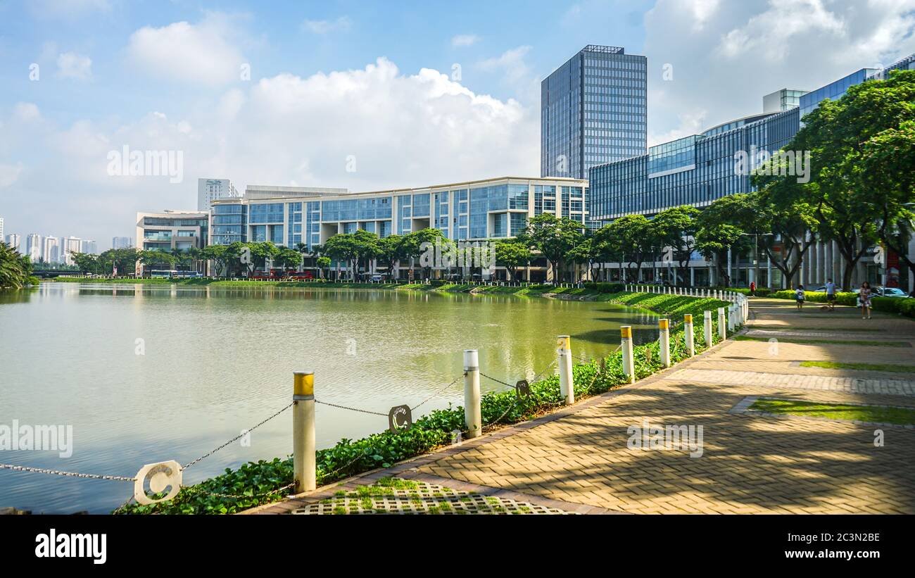 HO CHI MINH / VIETNAM, JUNE 2020 - Drone view of Phu My Hung urban area in  District 7 Stock Photo - Alamy