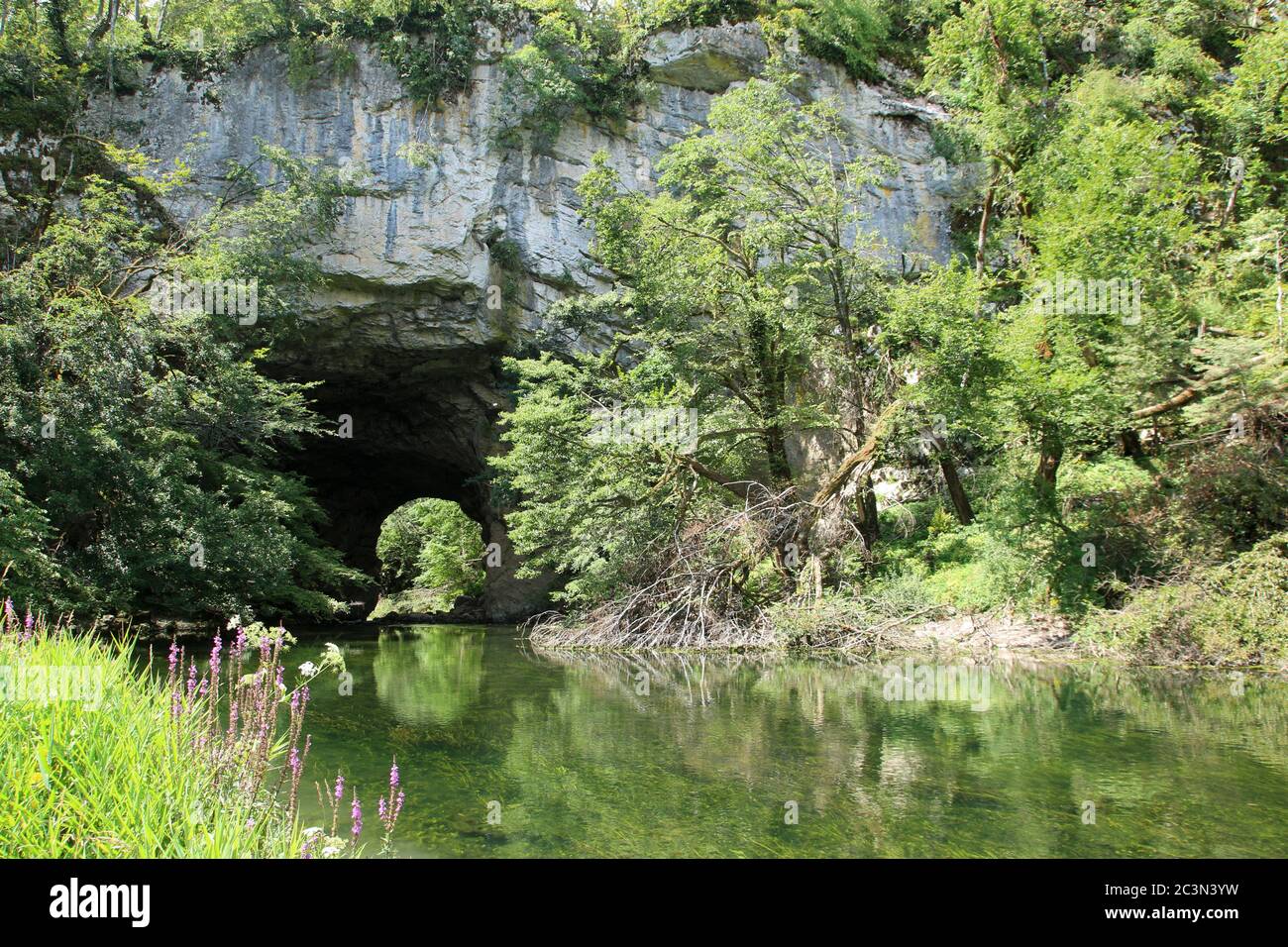Big Natural Bridge (Veliki naravni most), Rakov Škocjan, Slovenia Stock Photo