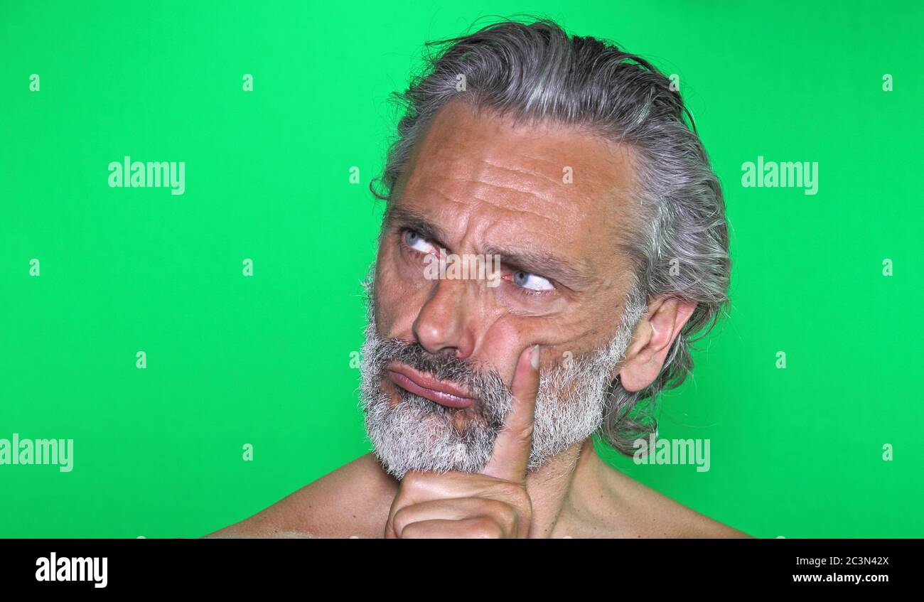 Thinker pose hi-res stock photography and images - Alamy