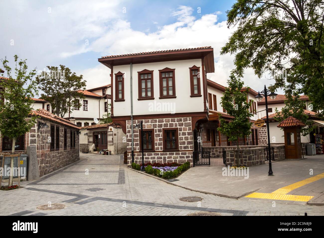 traditional Turkish houses in Ankara, Turkey Stock Photo Alamy