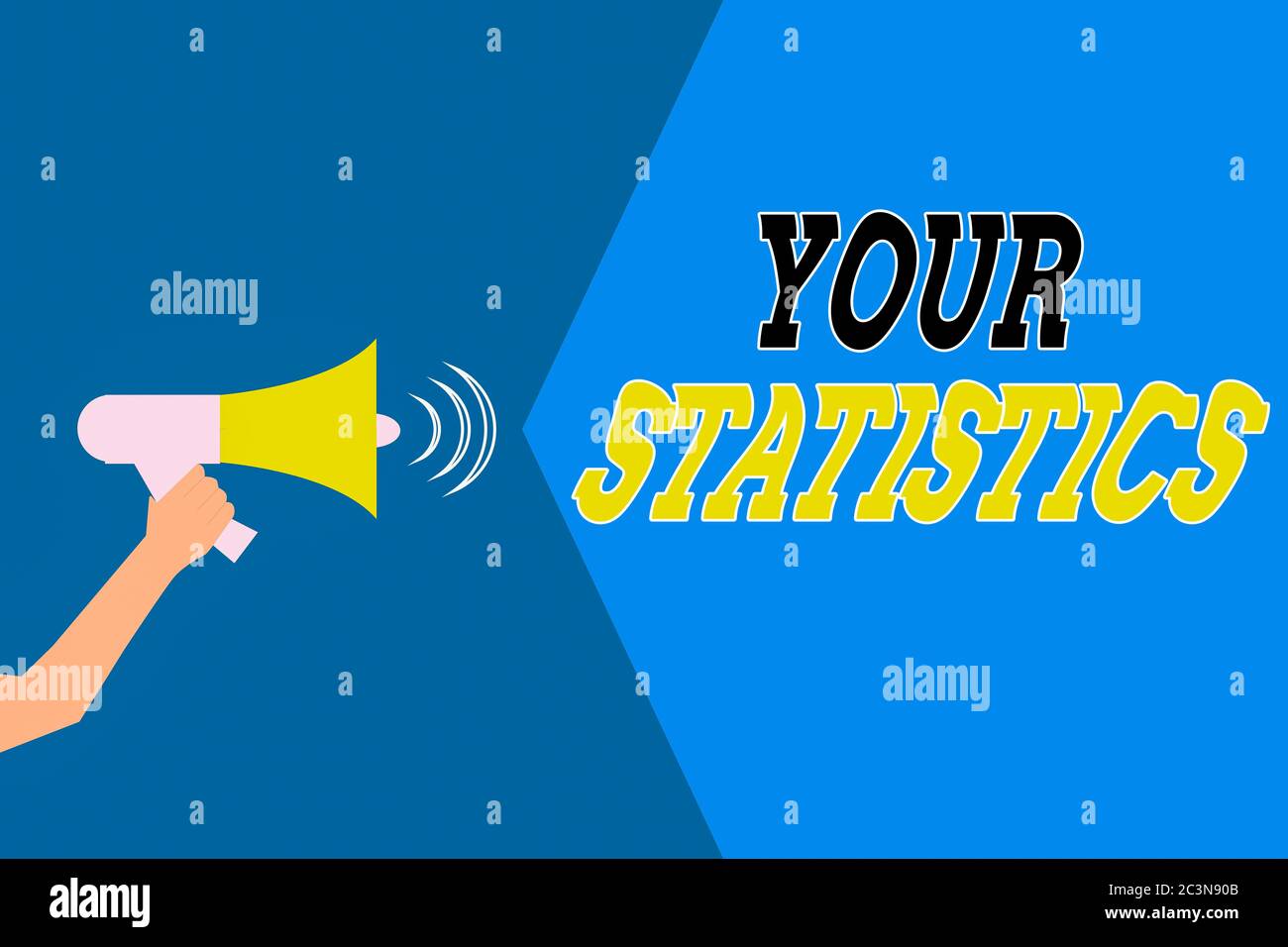 Word writing text Your Statistics. Business photo showcasing quality ...