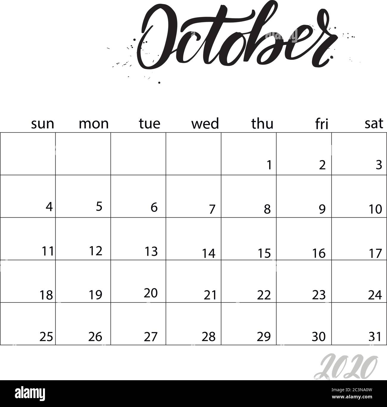 Date calendar Stock Vector Images - Alamy