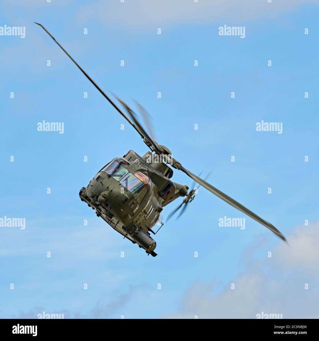 Royal Navy AgustaWestland EH101 Merlin HC3 helicopter Stock Photo