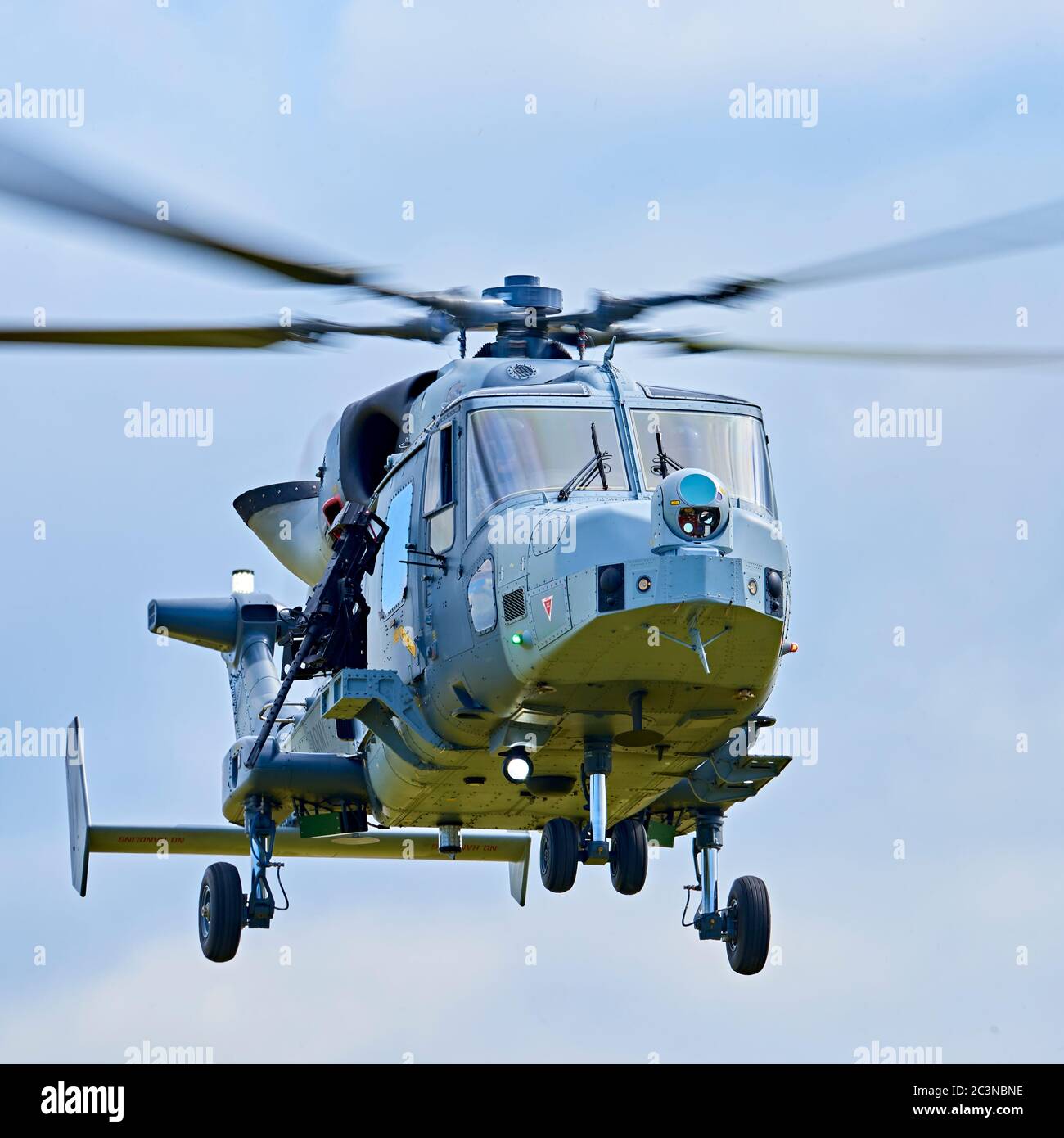 AgustaWestland AW159 Wildcat AH1 helicopter in flight Stock Photo