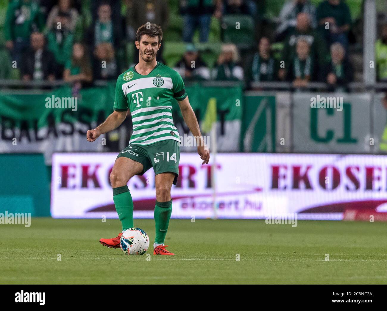 BUDAPEST, HUNGARY - JUNE 20: Ihor Kharatin of Ferencvarosi TC