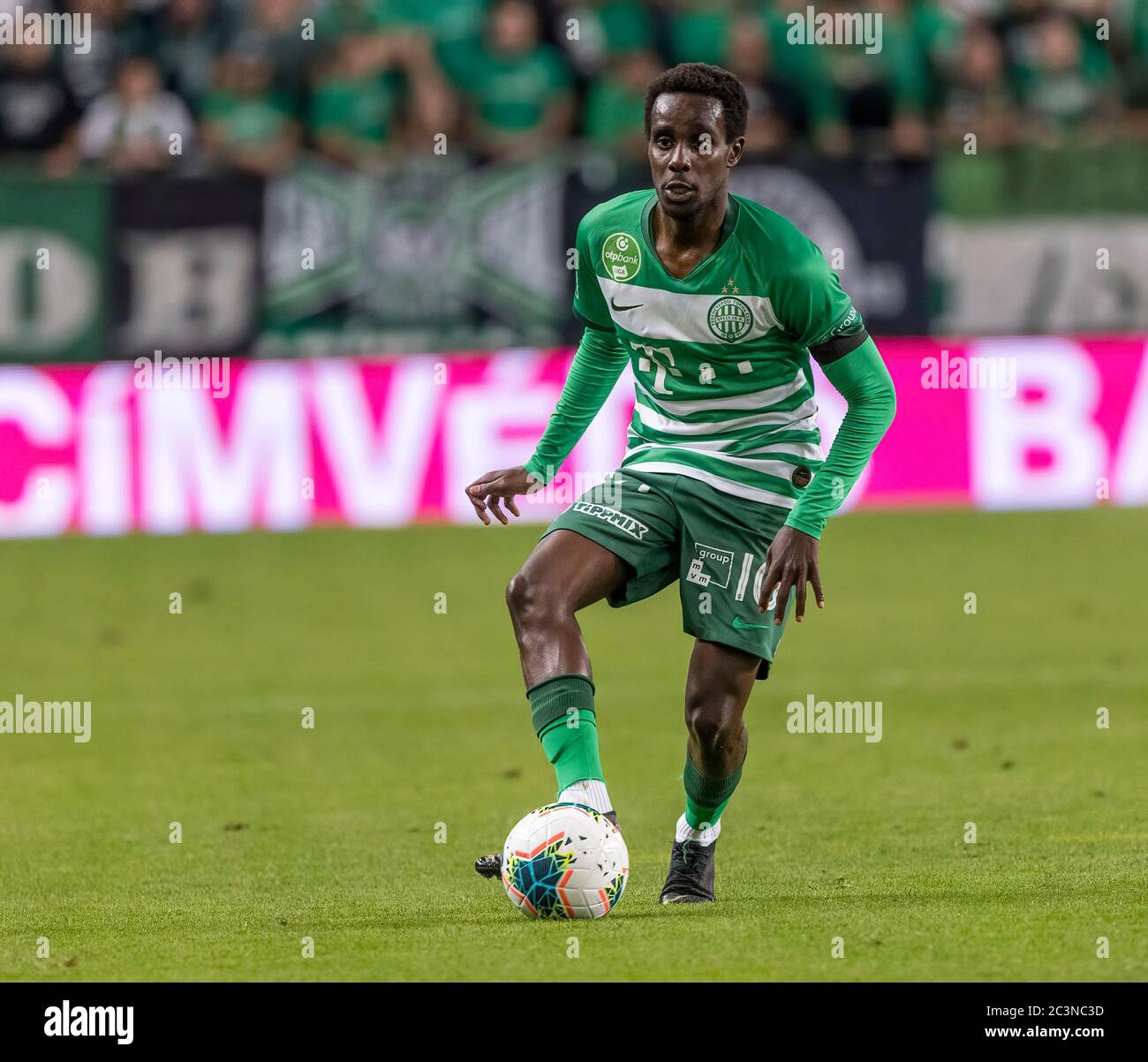 BUDAPEST, HUNGARY - JUNE 20: Franck Boli of Ferencvarosi TC