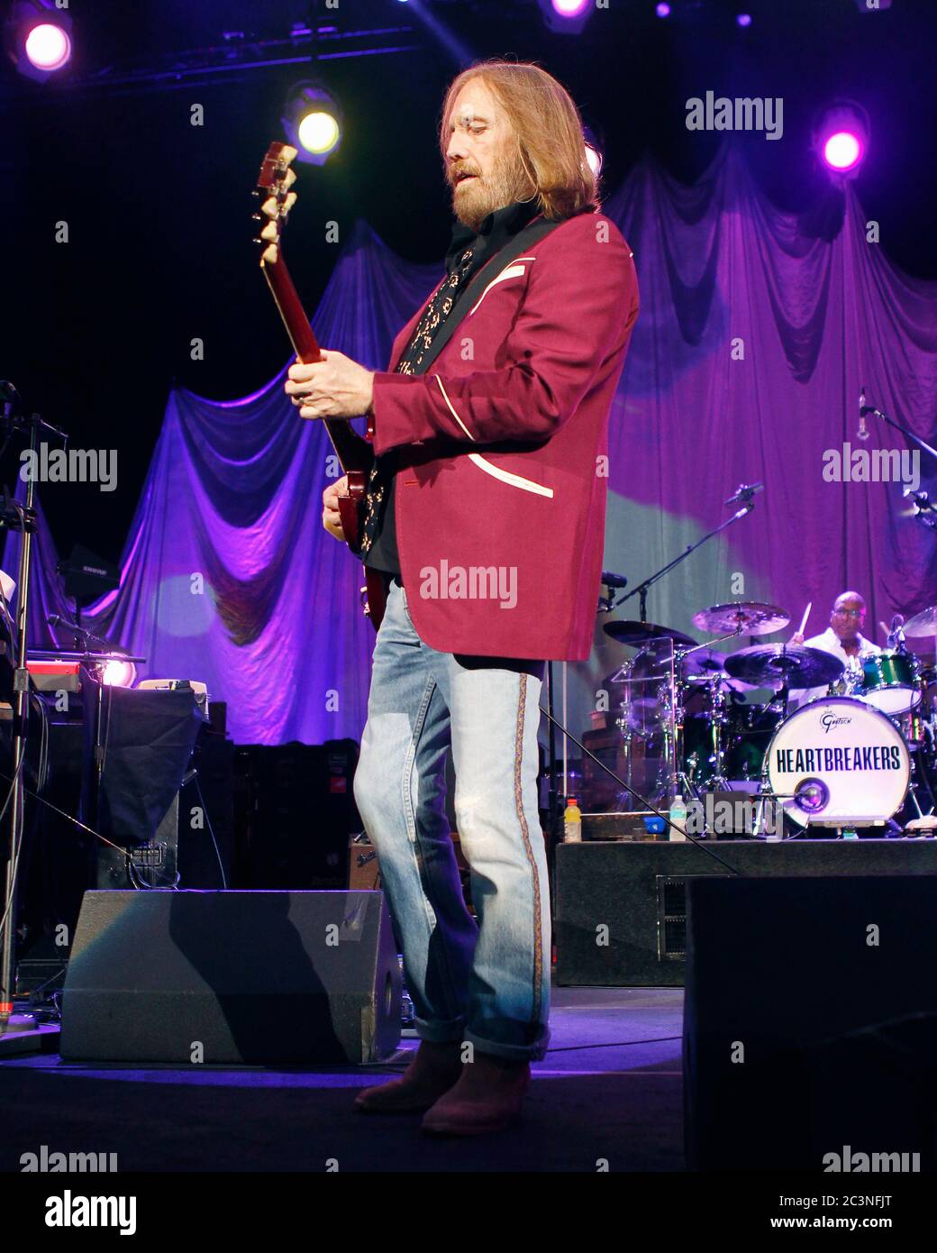 Tom Petty Rocking Rocker Tom Petty performs at the Cruzan Amphitheater in West Palm Beach ...