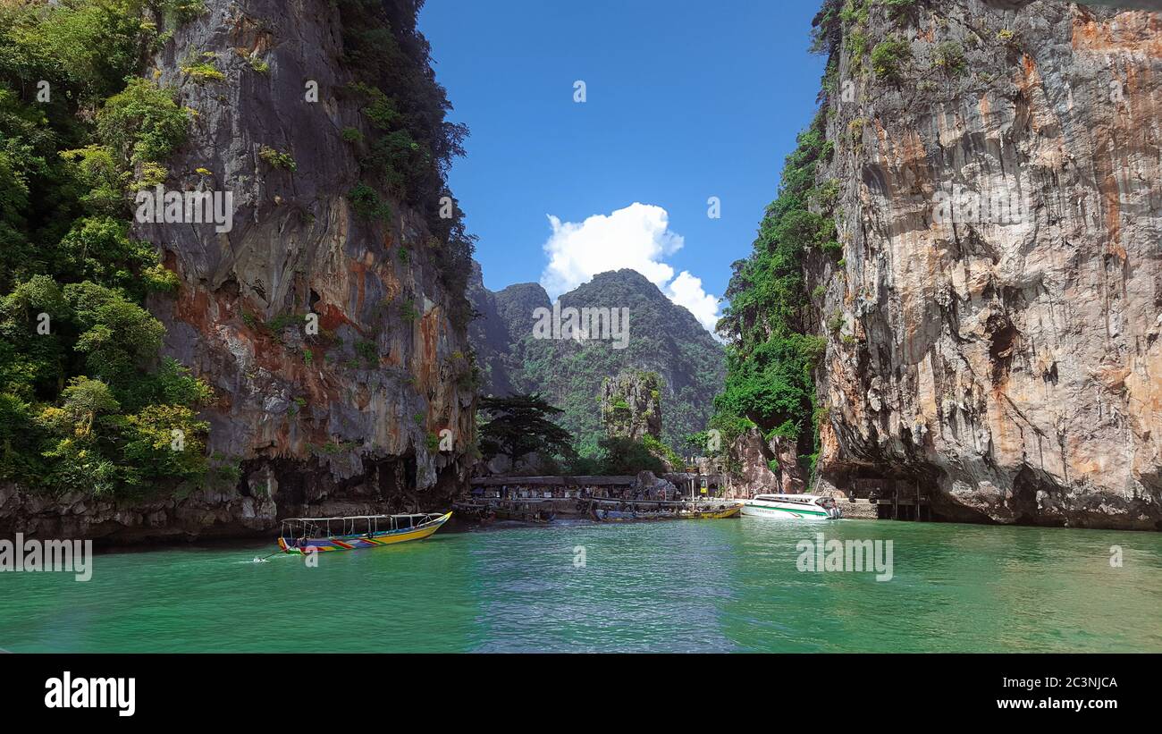 Khao Phing Kan Island - James Bond Island - Ao Phang Nga National Park In Phuket, Thailand19/11/2019 Stock Photo