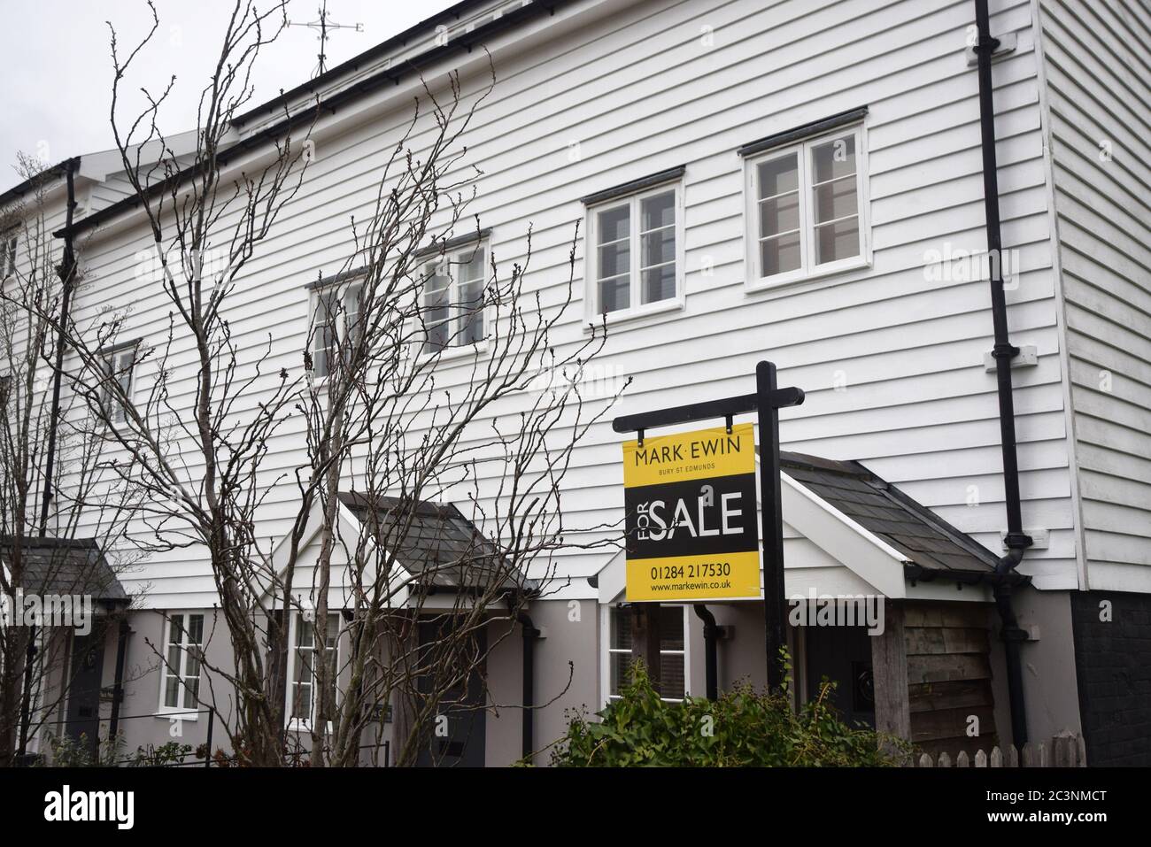 house for sale sign, suffolk, england, uk Stock Photo Alamy