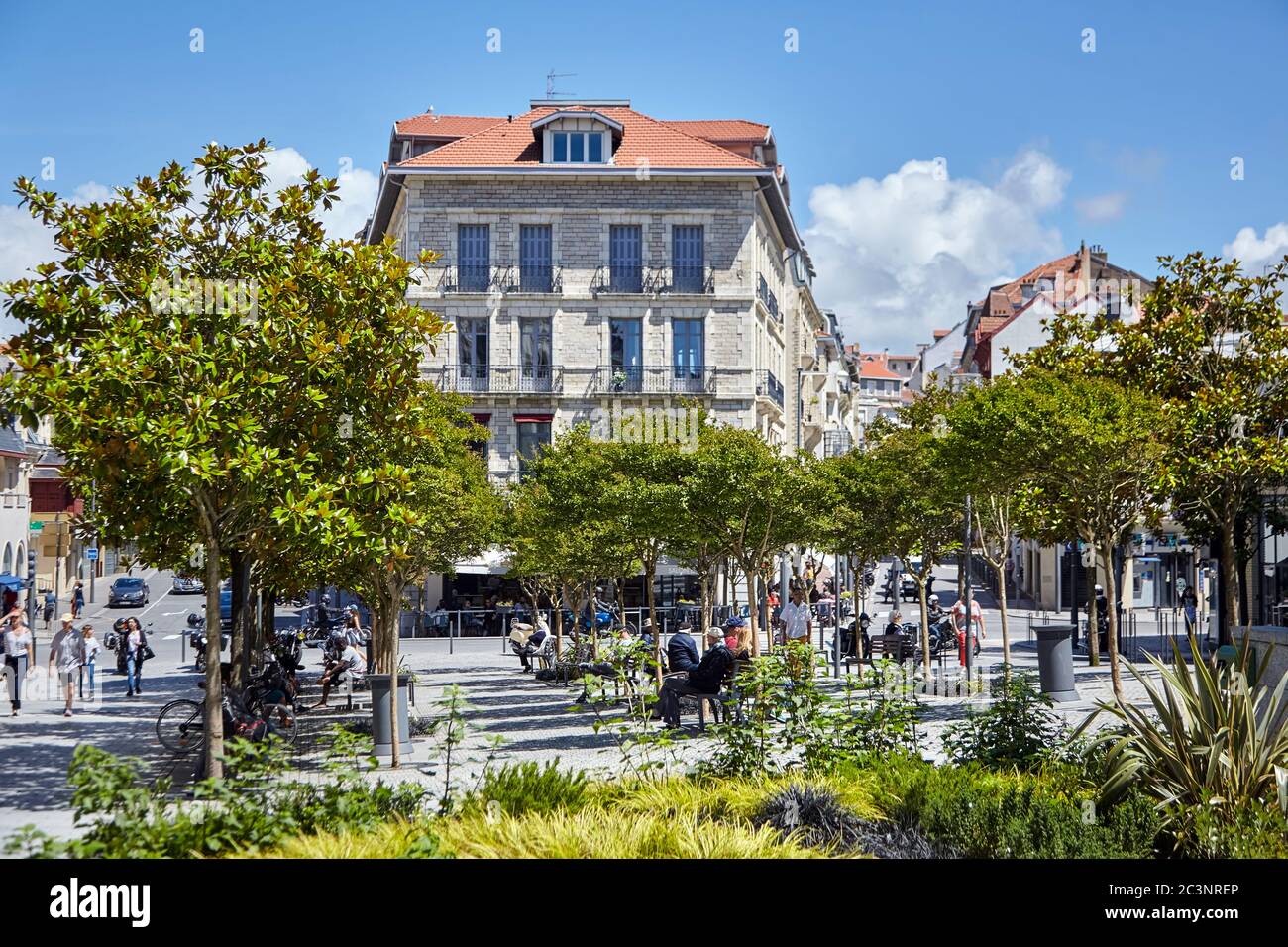 Place clemenceau biarritz hi-res stock photography and images - Alamy