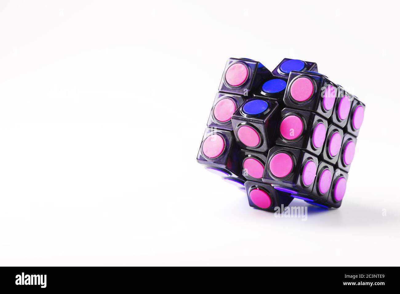 Krasnodar, Russia-June 10, 2020: Rubik's Cube puzzle With round ...