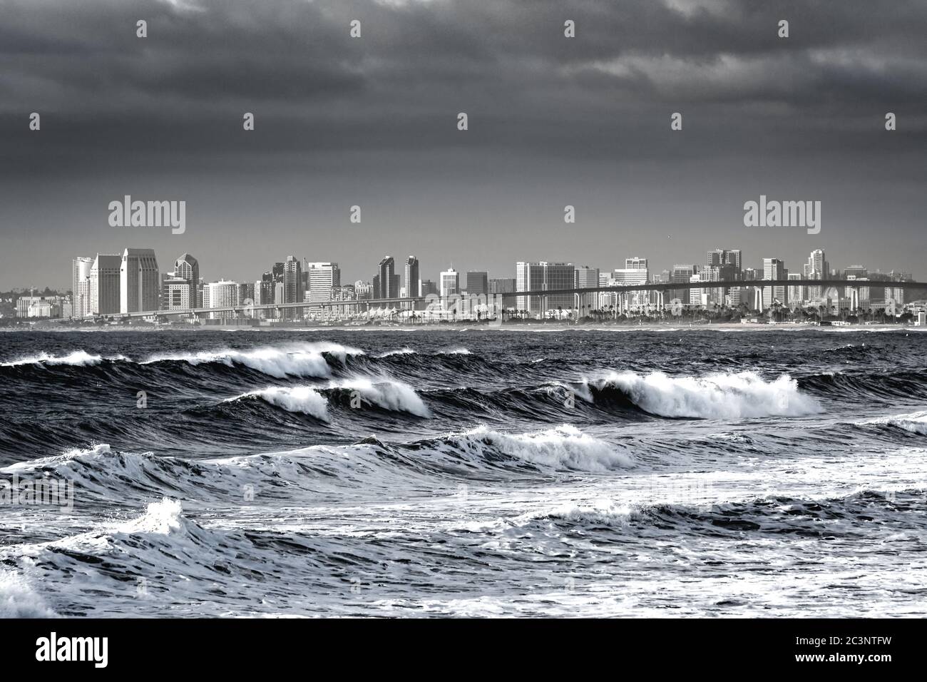 City san diego dawn panorama hi-res stock photography and images - Alamy