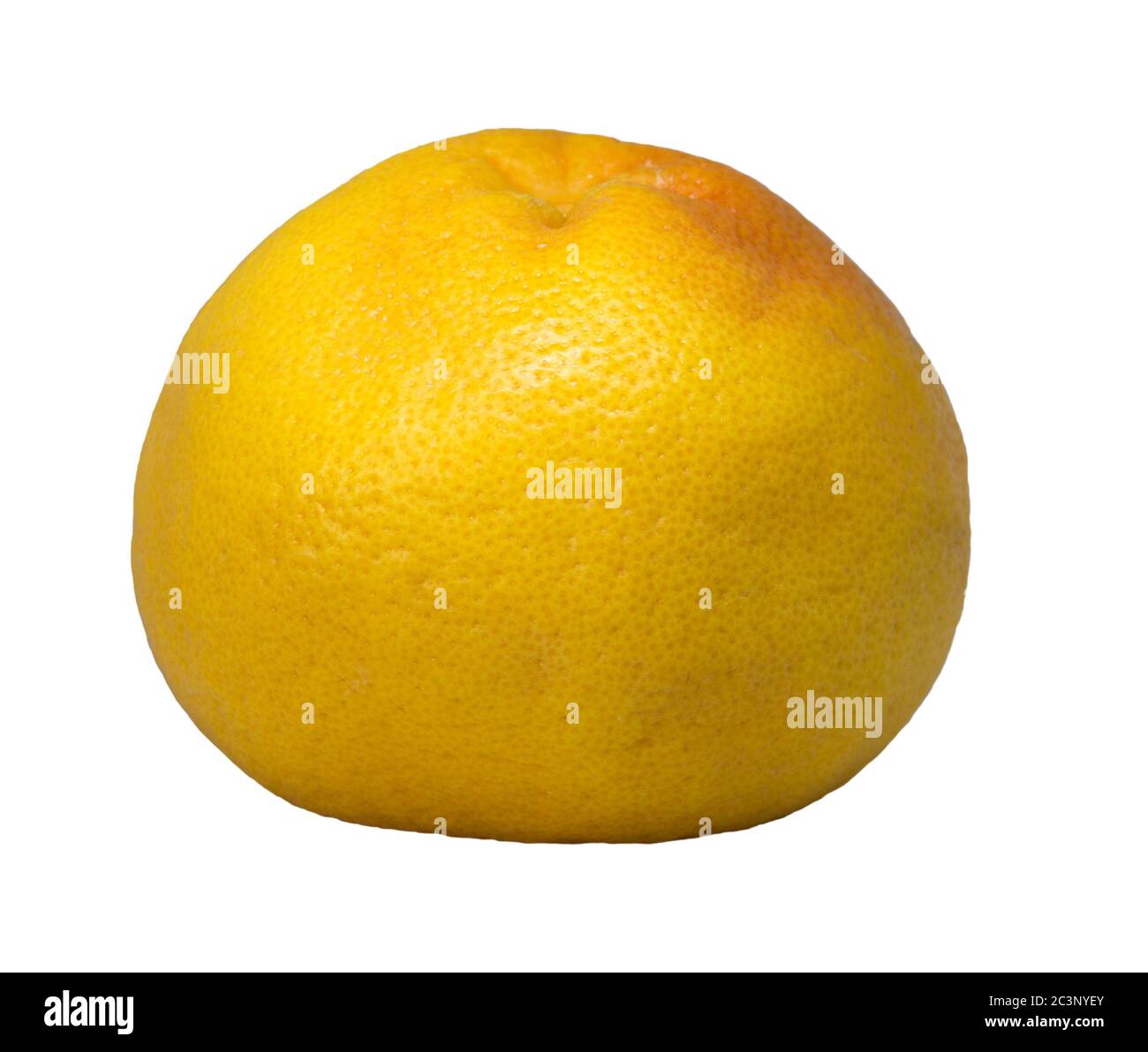 Yellow grapefruit close up, isolated on white Stock Photo Alamy