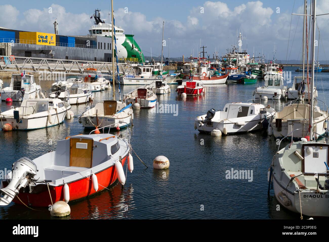 port de Brest ,Brittany ,France Stock Photo - Alamy