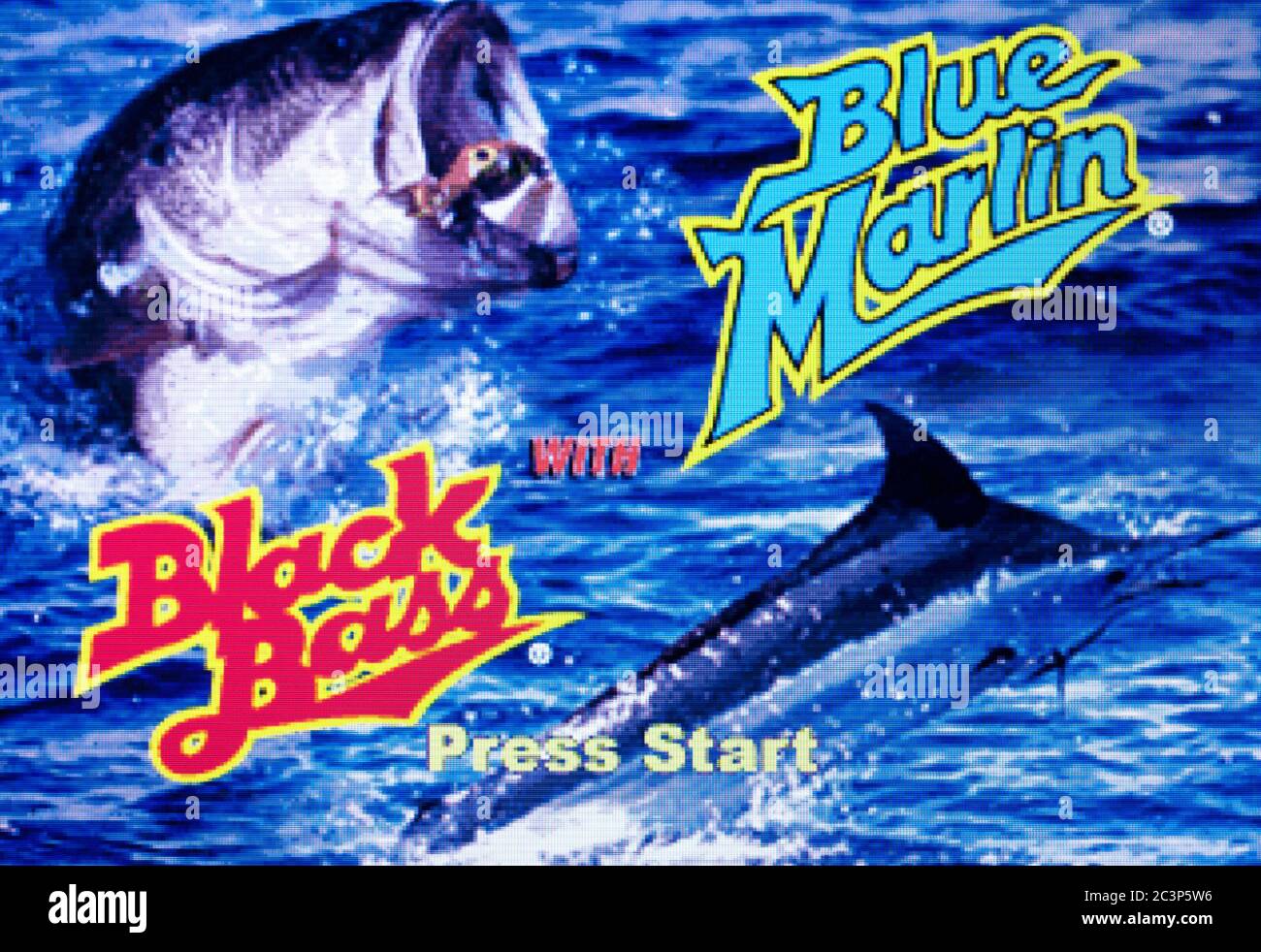 Black Bass with Blue Marlin Fishing - Sony Playstation 1 PS1 PSX - Editorial  use only Stock Photo - Alamy