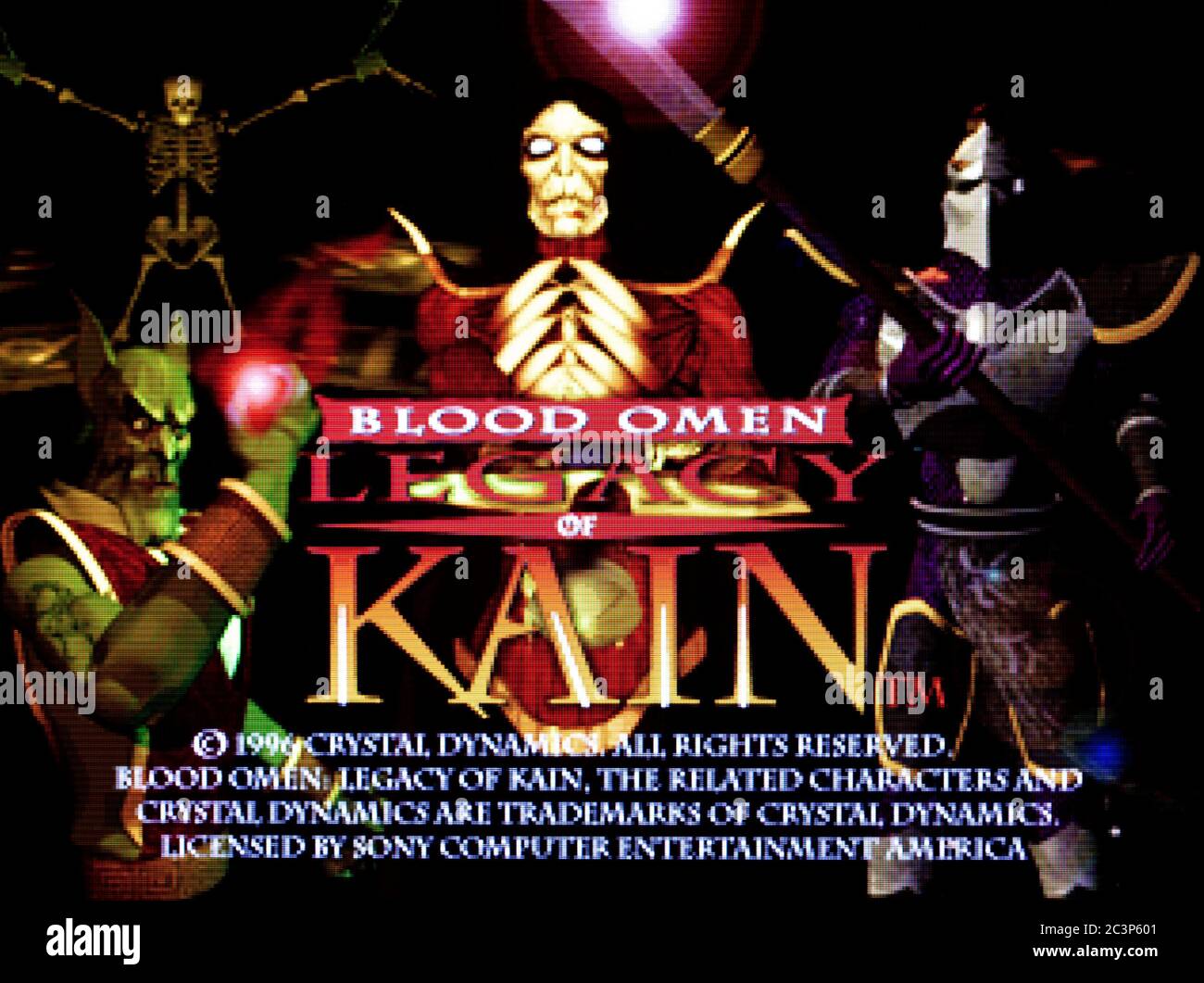 Blood Omen Legacy of Kain - Sony Playstation 1 PS1 PSX - Editorial use