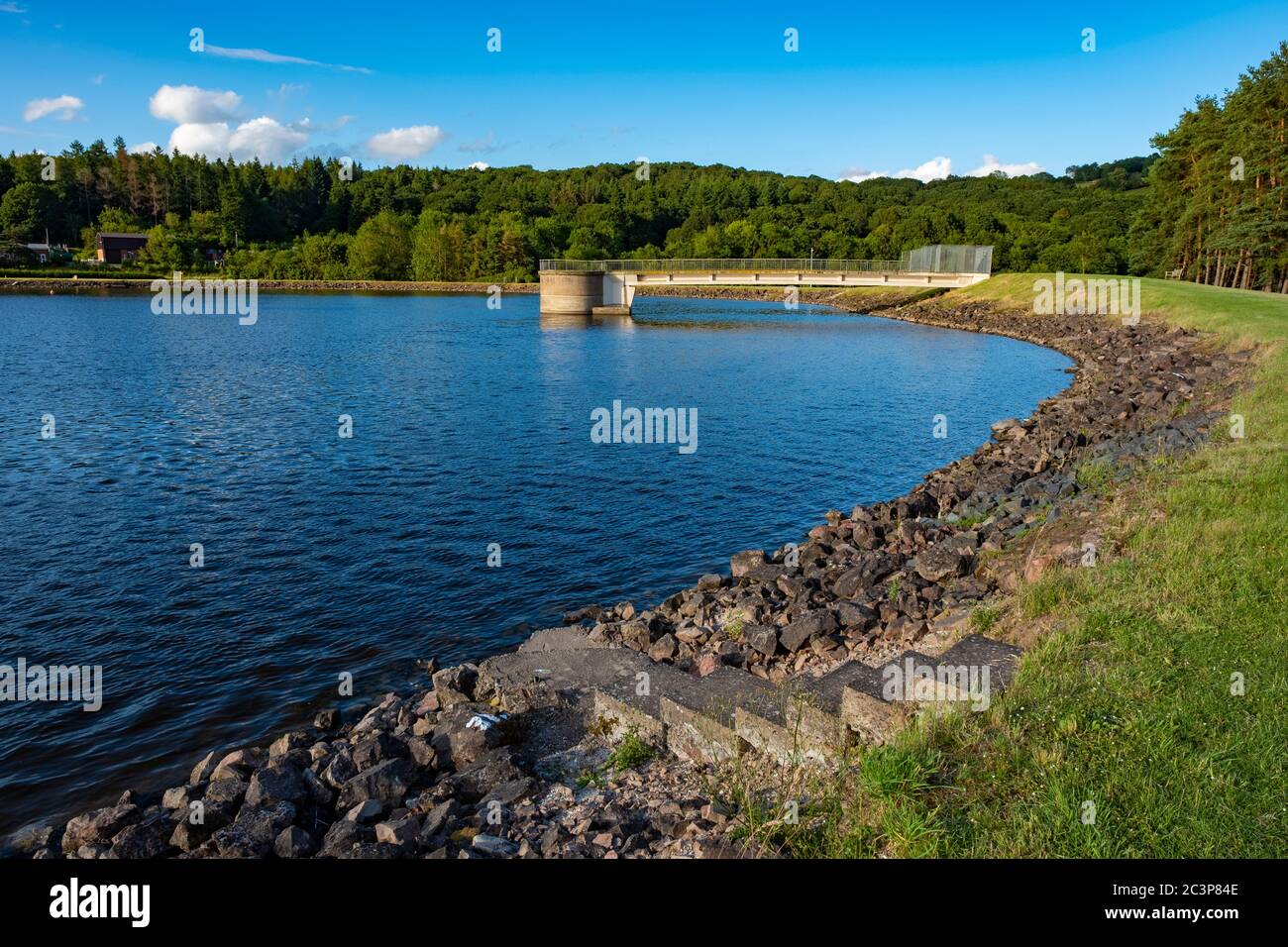 Trimpley Reservoir near Kidderminster in Worcestershire. Stock Photo