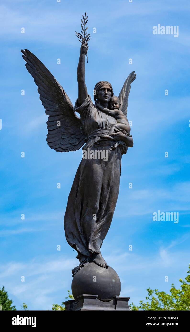 The Angel of Peace at Kidderminster. Stock Photo