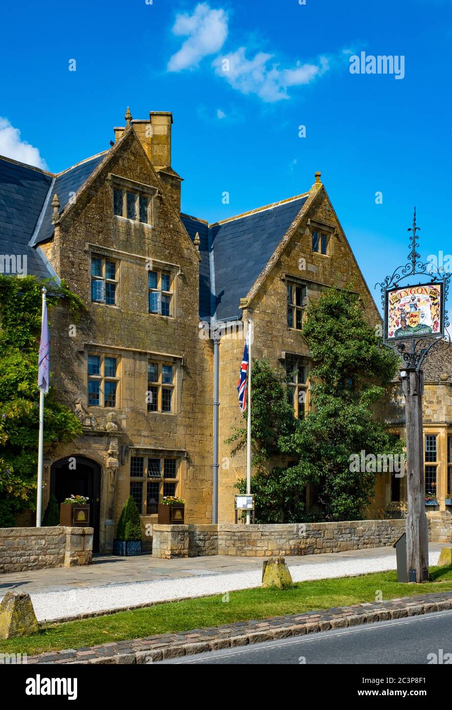 The Lygon Arms in Broadway, Worcestershire, England, Europe. Stock Photo